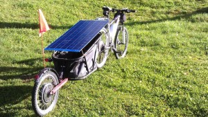Remorque VTT motorisée solaire - aravisenergies